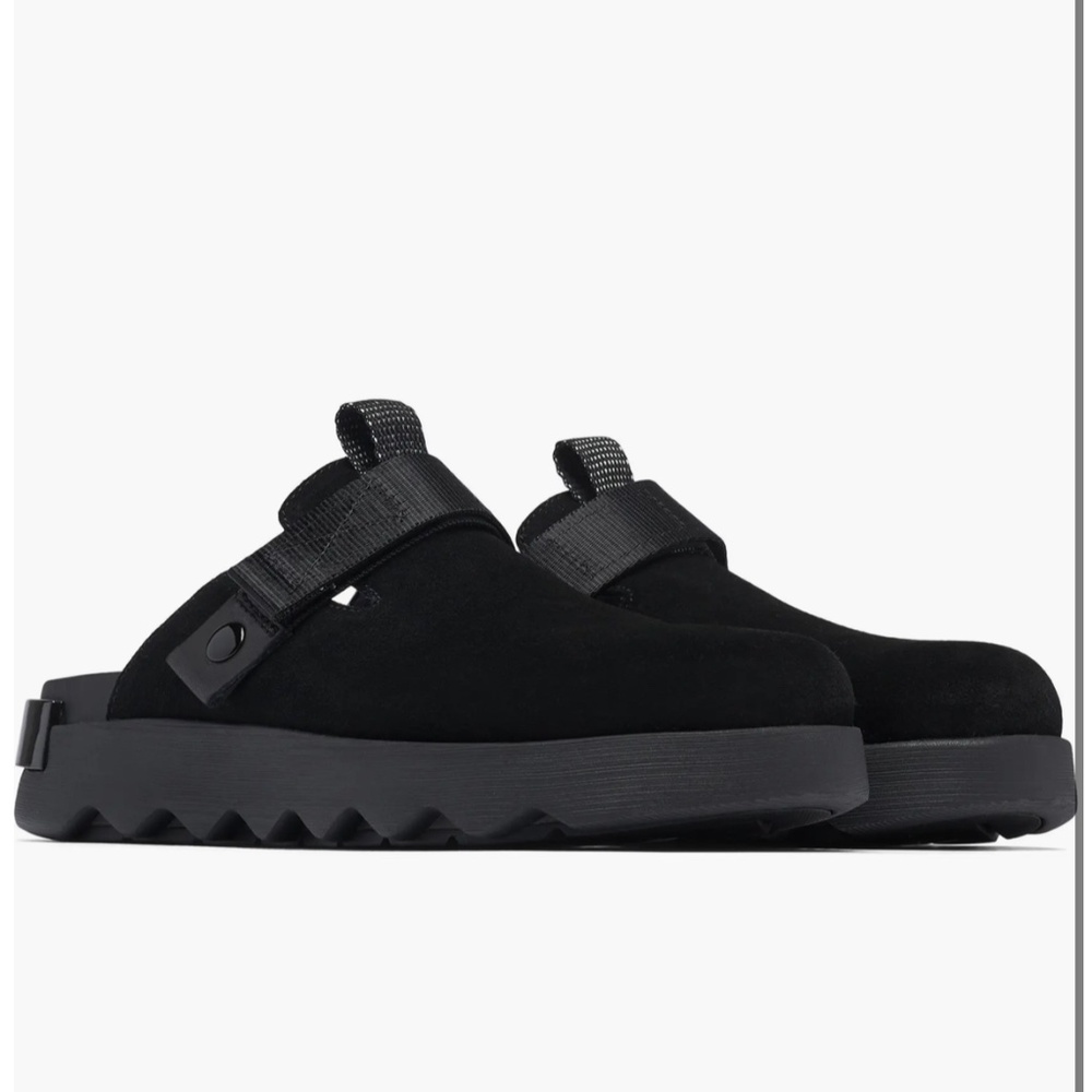 New Sorel Women’s Viibe Clog, US 7, Black Sea Salt, Slide on